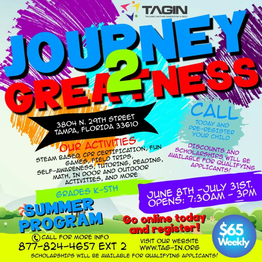 TAGIN SUMMER PROGRAM Flyer